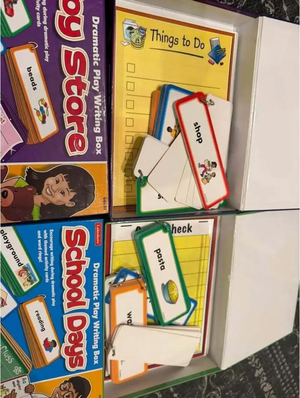 Lakeshore Dramatic Play Writing Boxes - Set of 4